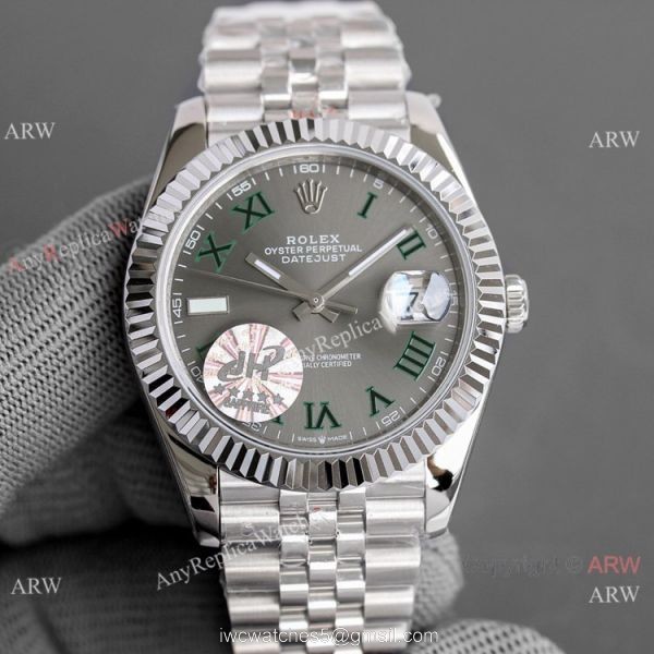(TW) Swiss Copy Rolex Datejust II Green Roman Two Tone Watch 41mm (TW) Swiss Copy Rolex Datejust II Green Roman Two Tone Watch 41mm