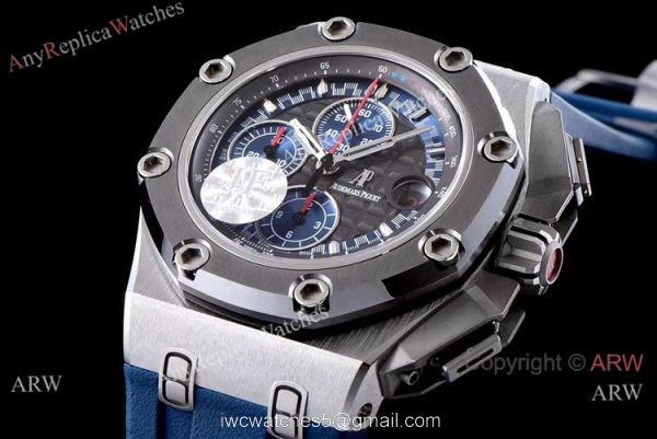 (JF) Swiss 3126 Audemars Piguet Chronograph Michael Schumacher Blue Index Dial Watch (JF) Swiss 3126 Audemars Piguet Chronograph Michael Schumacher Blue Index Dial Watch