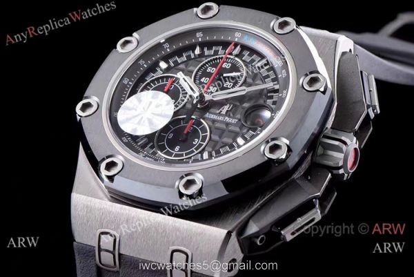 (JF) Swiss Replica Audemars Piguet Royal Oak offshore Schumacher SS Grey Index Dial (JF) Swiss Replica Audemars Piguet Royal Oak offshore Schumacher SS Grey Index Dial