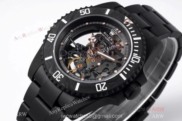 VR-Factory MAX 1-1 Best Edition Rolex Andrea Pirlo Skeleton Submariner Watch All Black VR-Factory MAX 1-1 Best Edition Rolex Andrea Pirlo Skeleton Submariner Watch All Black