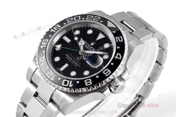 VR-Factory V2 Version 1-1 Best Copy Rolex GMT-Master II Watch 40mm Black Ceramic Bezel VR-Factory V2 Version 1-1 Best Copy Rolex GMT-Master II Watch 40mm Black Ceramic Bezel