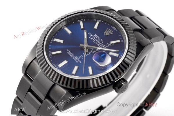 VR-Factory 1:1 Best Replica Rolex Datejust II Watch Black Venom Blue Dial VR-Factory 1:1 Best Replica Rolex Datejust II Watch Black Venom Blue Dial