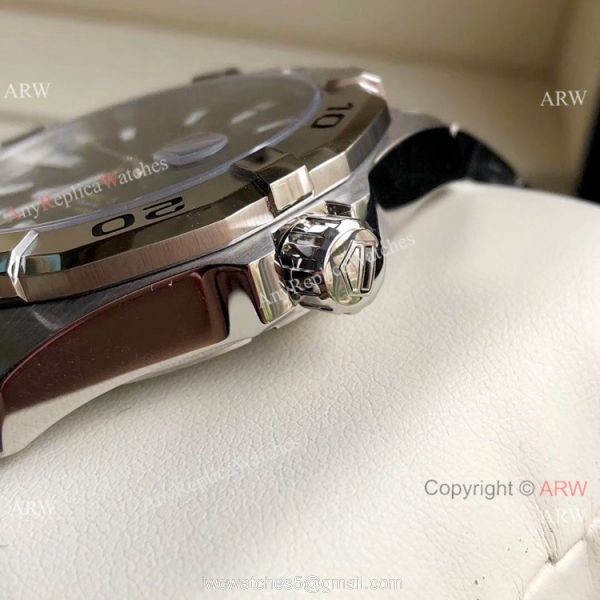 Super Clone Tag Heuer Aquaracer Calibre 5 Watch SS Black Dial Swiss Automatic Super Clone Tag Heuer Aquaracer Calibre 5 Watch SS Black Dial Swiss Automatic