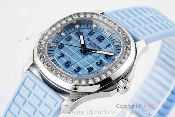 PPF Factory Patek Philippe Aquanaut Blue Version Watch Cal.324 Movement PPF Factory Patek Philippe Aquanaut Blue Version Watch Cal.324 Movement