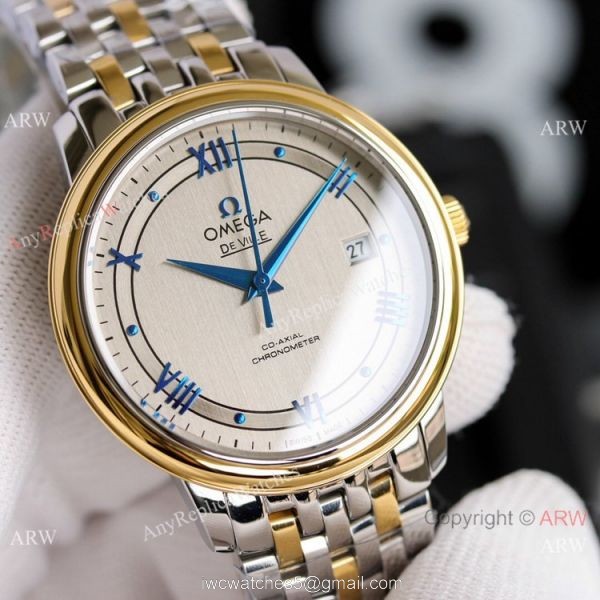 New Copy Omega De Ville Prestige Two Tone Gold Watches New Copy Omega De Ville Prestige Two Tone Gold Watches