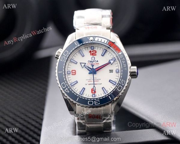 New Copy Omega Planet Ocean 600M Americas Cup Watches Stianless Steel Blue Dial New Copy Omega Planet Ocean 600M Americas Cup Watches Stianless Steel Blue Dial