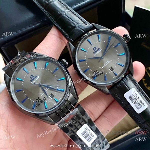 New Style Replica Omega Seamaster UAE Edition Black and Gray Watch New Style Replica Omega Seamaster UAE Edition Black and Gray Watch
