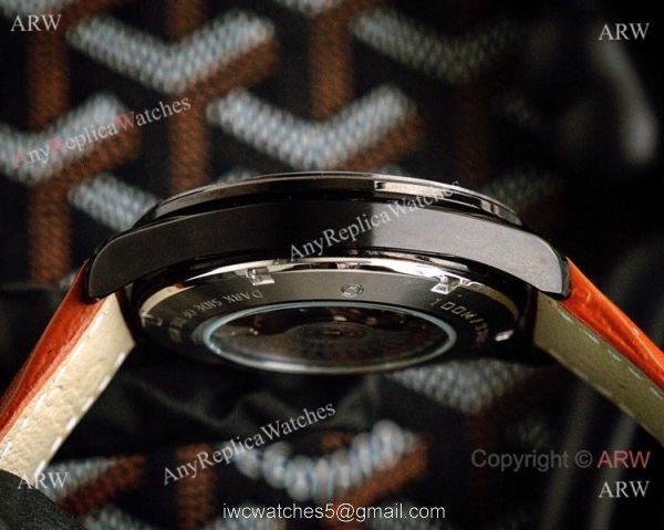 Best Quality Omega Speedmaster Racing Watch Black Case Brown Leather Strap Best Quality Omega Speedmaster Racing Watch Black Case Brown Leather Strap