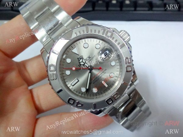 Copy Rolex Yacht-Master Grey Dial Stainless Steel watch Copy Rolex Yacht-Master Grey Dial Stainless Steel watch