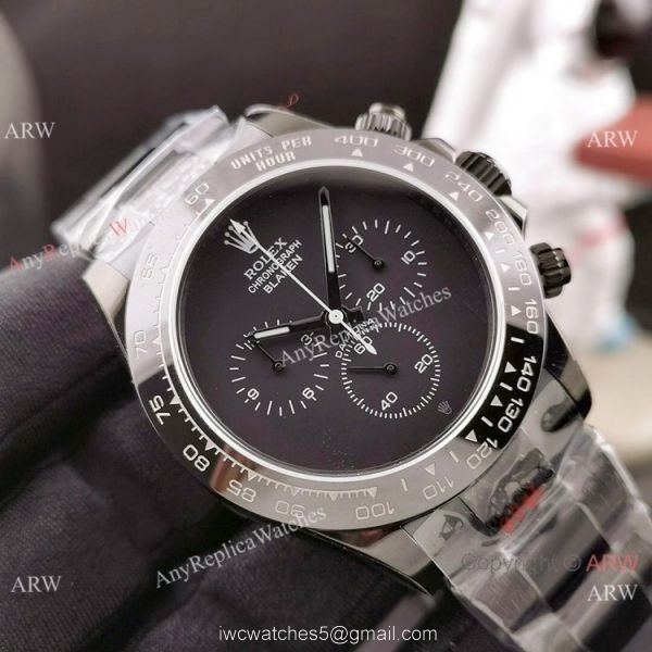 IPK Factory Best 1:1 Rolex Blaken Daytona Replica Watch Carbon Case IPK Factory Best 1:1 Rolex Blaken Daytona Replica Watch Carbon Case