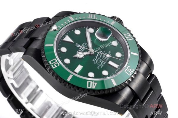 IPK Factory Rolex Blaken Submariner Hulk Watch Swiss 2824 Movement IPK Factory Rolex Blaken Submariner Hulk Watch Swiss 2824 Movement