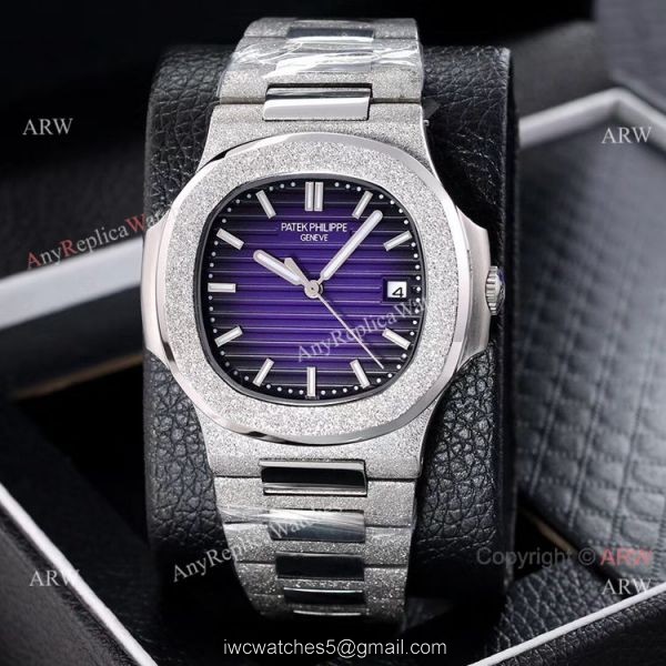 New Replica Patek Philippe Frosted Watch D-Green Dial w-Luminous Markers New Replica Patek Philippe Frosted Watch D-Green Dial w-Luminous Markers