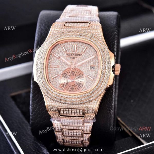 Luxury Replica Patek Philippe Nautilus Iced Out Watches Automatic Luxury Replica Patek Philippe Nautilus Iced Out Watches Automatic