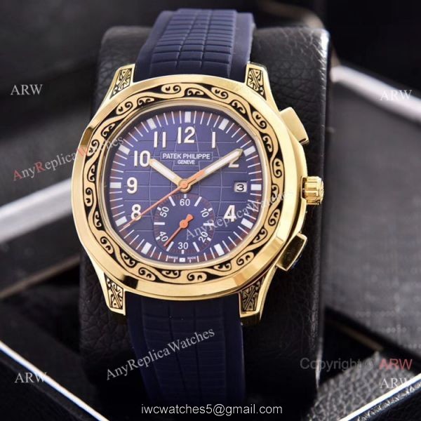 Patek Philippe Aquanaut Engraving Watches Brown Gradient Dial 42mm Patek Philippe Aquanaut Engraving Watches Brown Gradient Dial 42mm
