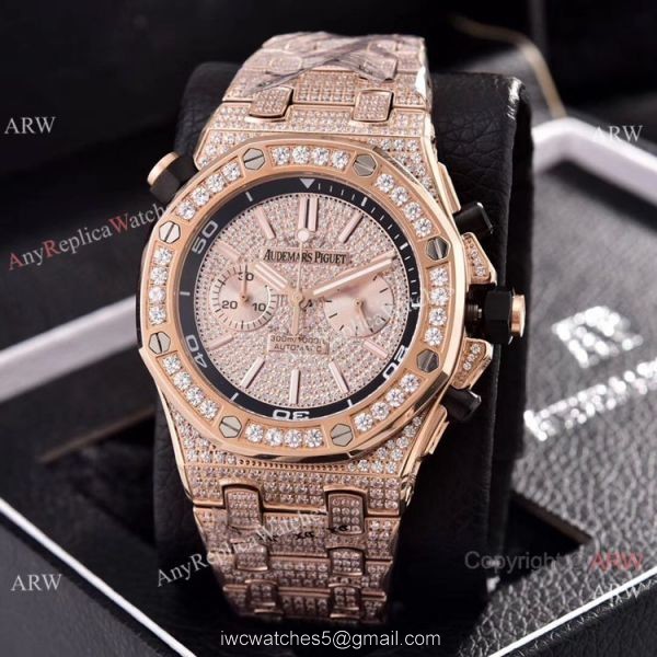 Copy Audemars Piguet Royal Oak Offshore Diver Iced Out Diamond Watches 43mm Copy Audemars Piguet Royal Oak Offshore Diver Iced Out Diamond Watches 43mm