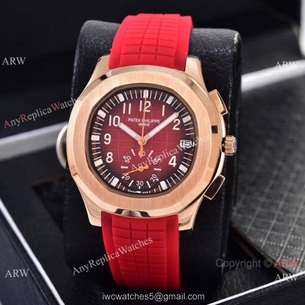 Best Clone Patek Philippe Aquanaut VK Quartz Watches Rose Gold Case Best Clone Patek Philippe Aquanaut VK Quartz Watches Rose Gold Case