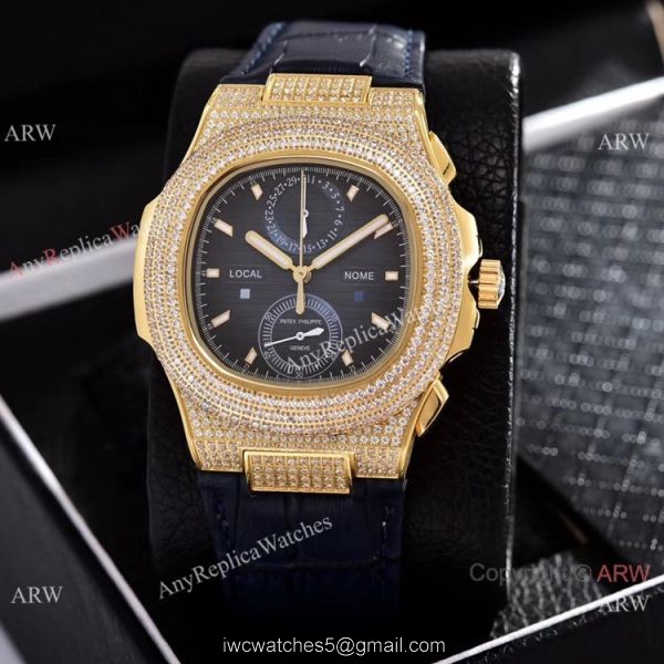 Japan Grade Patek Philippe Nautilus Diamonds Watches Yellow Gold Gray Gradient Dial Japan Grade Patek Philippe Nautilus Diamonds Watches Yellow Gold Gray Gradient Dial