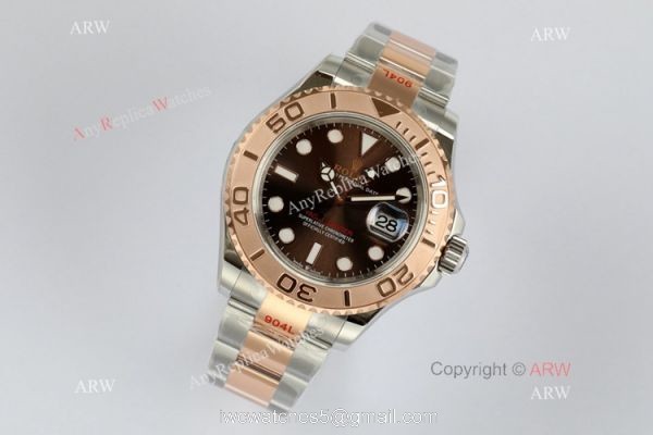 EW Factory Swiss 3235 Rolex Yachtmaster I Copy Watch 904l Two Tone Rose Gold EW Factory Swiss 3235 Rolex Yachtmaster I Copy Watch 904l Two Tone Rose Gold
