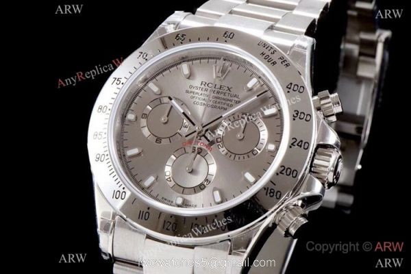 Best 1:1 Rolex Daytona JH Factory Swiss 4130 Chronograph Watch Copy Gray Face Best 1:1 Rolex Daytona JH Factory Swiss 4130 Chronograph Watch Copy Gray Face