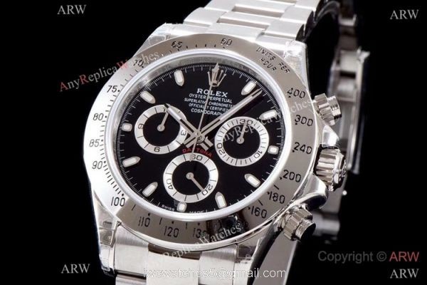 Best 1:1 Copy Rolex Daytona JH 4130 Chronograph Watch Panda Dial Stainless Steel Best 1:1 Copy Rolex Daytona JH 4130 Chronograph Watch Panda Dial Stainless Steel