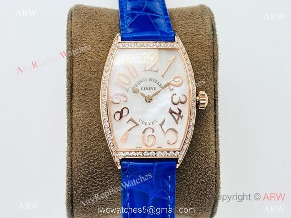 Swiss Grade 1 Franck Muller Cintree Curvex Lady Watches Diamond Bezel Swiss Grade 1 Franck Muller Cintree Curvex Lady Watches Diamond Bezel