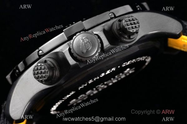 Swiss Grade Clone Breitling Super Avenger II 7750 Watch All Black Swiss Grade Clone Breitling Super Avenger II 7750 Watch All Black