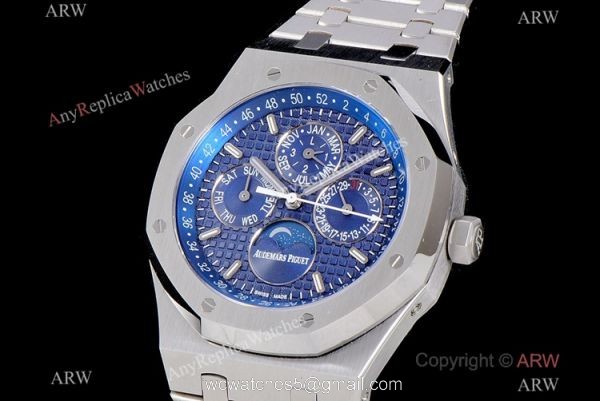 BF Factory Audemars Piguet Perpetual Calendar Watch Blue Dial AAA Replica BF Factory Audemars Piguet Perpetual Calendar Watch Blue Dial AAA Replica