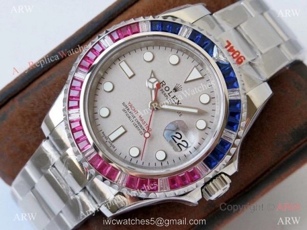 (ROF) 1:1 Best Replica Rolex Yacht-Master Rainbow 40mmWatch Custom Edition (ROF) 1:1 Best Replica Rolex Yacht-Master Rainbow 40mmWatch Custom Edition