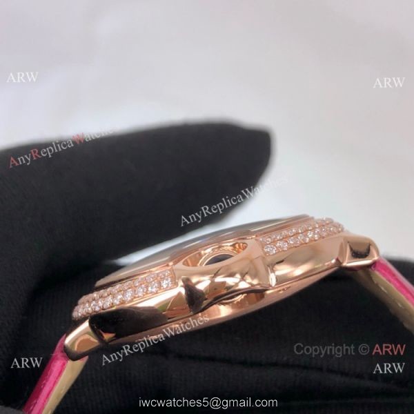 Cartier Ballon Bleu 33mm Lady Rose Gold Diamond Watch Swiss Grade 1 Cartier Ballon Bleu 33mm Lady Rose Gold Diamond Watch Swiss Grade 1