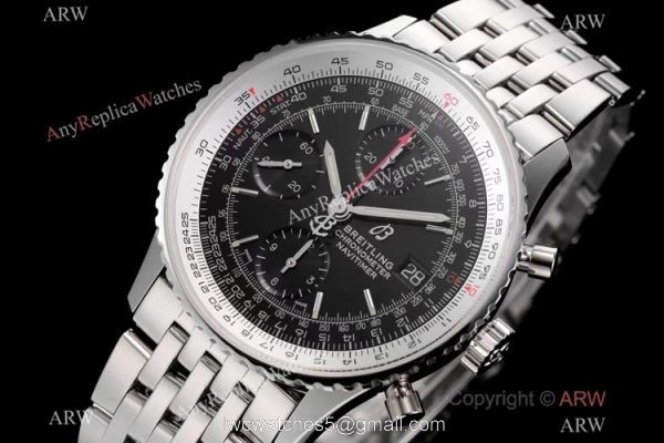 Swiss Grade Breitling Navitimer 1 41mm KOR Factory A7750 Men Watch Stainless Steel Black Dial Swiss Grade Breitling Navitimer 1 41mm KOR Factory A7750 Men Watch Stainless Steel Black Dial