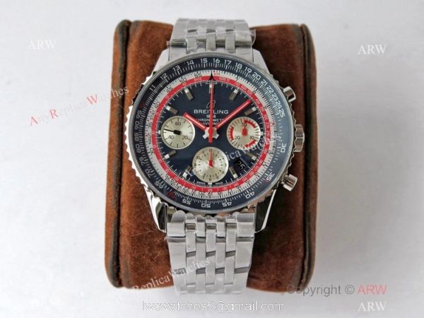 Swiss Grade 1A Breitling Navitimer Pan Am Edition Watch Replica 7750 Movement Blue Dial Swiss Grade 1A Breitling Navitimer Pan Am Edition Watch Replica 7750 Movement Blue Dial