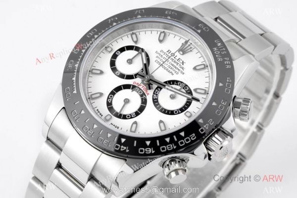 Super Clone Rolex Daytona 316L Stainless Steel Panda Dial Watch 1-1 VRF Swiss 7750 Movement Super Clone Rolex Daytona 316L Stainless Steel Panda Dial Watch 1-1 VRF Swiss 7750 Movement
