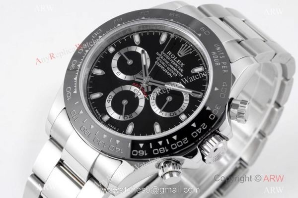 Super Clone Rolex Daytona VRF Swiss 7750 Watch Black Dial 116500ln Super Clone Rolex Daytona VRF Swiss 7750 Watch Black Dial 116500ln