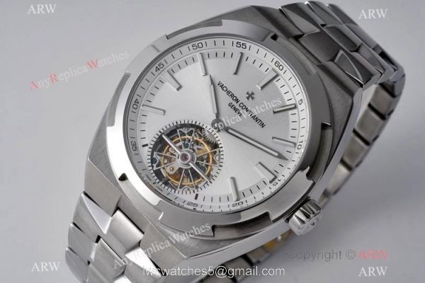 EUR Factory Best Edition Copy Vacheron Constantin Overseas tourbillon Watch Silver Dial EUR Factory Best Edition Copy Vacheron Constantin Overseas tourbillon Watch Silver Dial