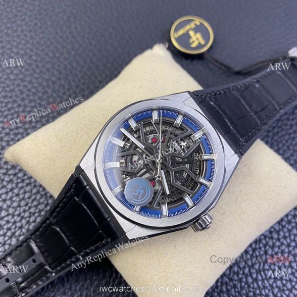 LF Factory Zenith Defy classic Skeleton Dial Watch Black Gummy Strap LF Factory Zenith Defy classic Skeleton Dial Watch Black Gummy Strap