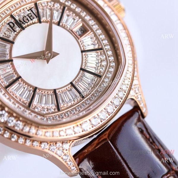 TW Factory Piaget Black-Tie Rose Gold Diamond Watch 41mm TW Factory Piaget Black-Tie Rose Gold Diamond Watch 41mm