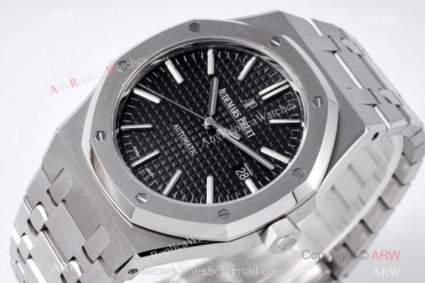 New! ZF Factory V2 Version Audemars Piguet Royal Oak Black Dial 15400 Watch New! ZF Factory V2 Version Audemars Piguet Royal Oak Black Dial 15400 Watch