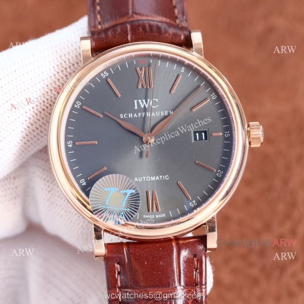 Knock-off IWC Portofino Citizen 9015 Rose Gold Case Watch Knock-off IWC Portofino Citizen 9015 Rose Gold Case Watch