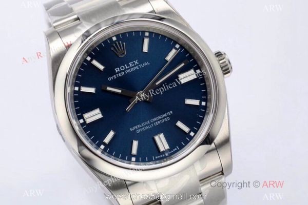 2020 Newest! Super Clone Rolex Oyster Perpetual 36mm EW Factory 3230 904L Blue Dial Watch 2020 Newest! Super Clone Rolex Oyster Perpetual 36mm EW Factory 3230 904L Blue Dial Watch