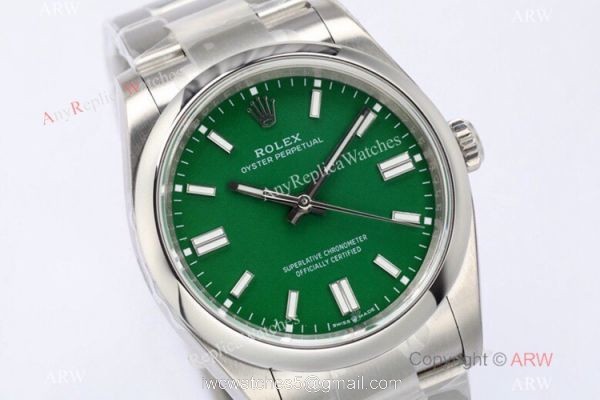 2020 Novelty! Grade AAA Copy Rolex Oyster Perpetual 36mm EWF Swiss 3230 Watch 904L Stainless Steel Green Dial 2020 Novelty! Grade AAA Copy Rolex Oyster Perpetual 36mm EWF Swiss 3230 Watch 904L Stainless Steel Green Dial