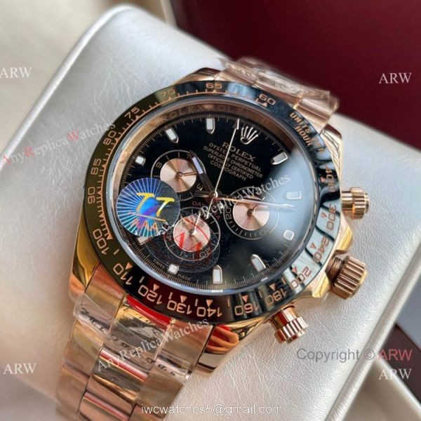 Best Replica Rolex Daytona 43mm Rose Gold and Black Subdials Best Replica Rolex Daytona 43mm Rose Gold and Black Subdials