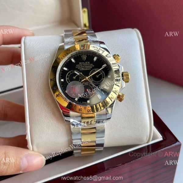 Rolex Comograph Daytona Replica Watch 43mm Two Tone Case Rolex Comograph Daytona Replica Watch 43mm Two Tone Case