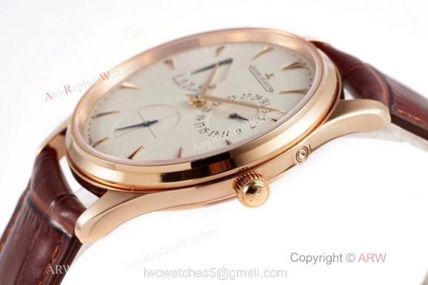 ZF Jaeger-LeCoultre Master Ultra Thin Power Reserve Rose Gold Watch Swiss Replica Watches ZF Jaeger-LeCoultre Master Ultra Thin Power Reserve Rose Gold Watch Swiss Replica Watches