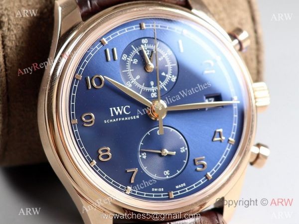Swiss Replica ZF Factory IWC Portuguese Classic Bucherer Blue Edition Watch New! Swiss Replica ZF Factory IWC Portuguese Classic Bucherer Blue Edition Watch New!