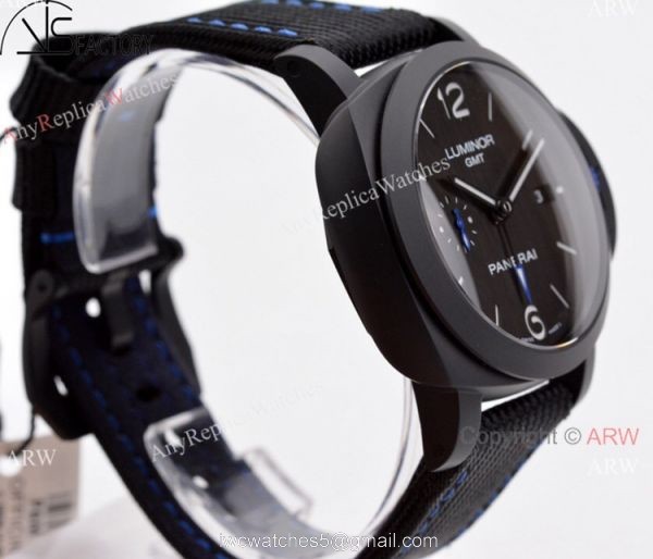 2021 New! VSF Swiss Panerai Luminor GMT Bucherer Blue PAM 1176 Watch Ceramic Case 2021 New! VSF Swiss Panerai Luminor GMT Bucherer Blue PAM 1176 Watch Ceramic Case