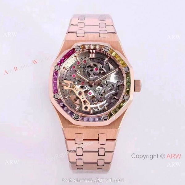 New Copy Audemars Piguet Royal Oak Skeleton Dial Watches Women 37mm New Copy Audemars Piguet Royal Oak Skeleton Dial Watches Women 37mm