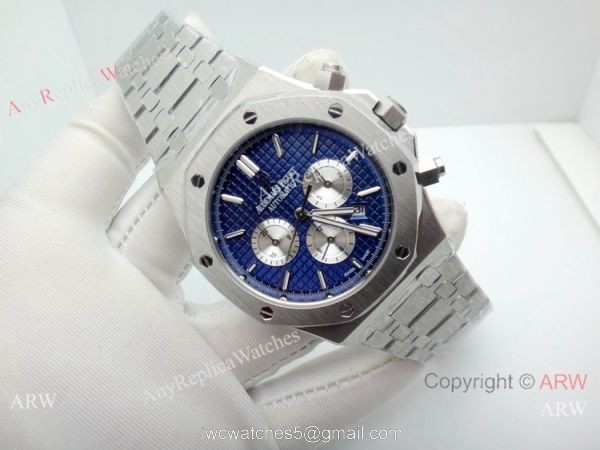 Best Replica Audemars Piguet Royal Oak Blue Chronograph Watch 41mm Best Replica Audemars Piguet Royal Oak Blue Chronograph Watch 41mm