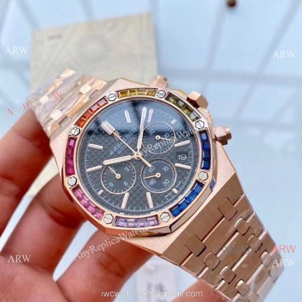 Replica Audemars Piguet Royal Oak Rainbow Watches Rose Gold Replica Audemars Piguet Royal Oak Rainbow Watches Rose Gold