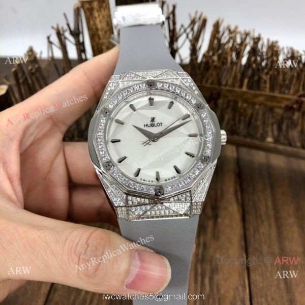 Swiss Quality Copy Hublot Big Bang Sang Bleu SS Diamond Watches Citizen Automatic Swiss Quality Copy Hublot Big Bang Sang Bleu SS Diamond Watches Citizen Automatic