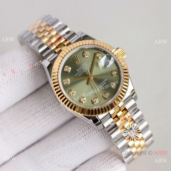 TR Factory 904L Rolex Datejust Jubilee Stainless Steel Gray Diamond Dial Watch 31mm TR Factory 904L Rolex Datejust Jubilee Stainless Steel Gray Diamond Dial Watch 31mm